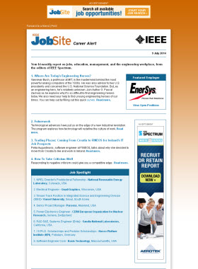 IEEE Job Site Career Alert
