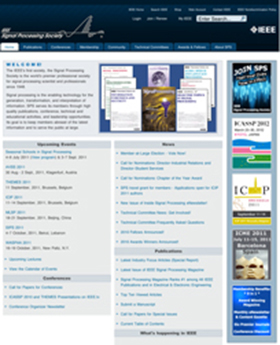 IEEE Signal Processing Society Website
