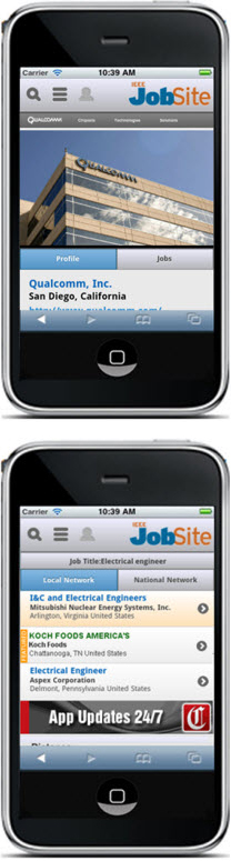 IEEE Job Site Mobile